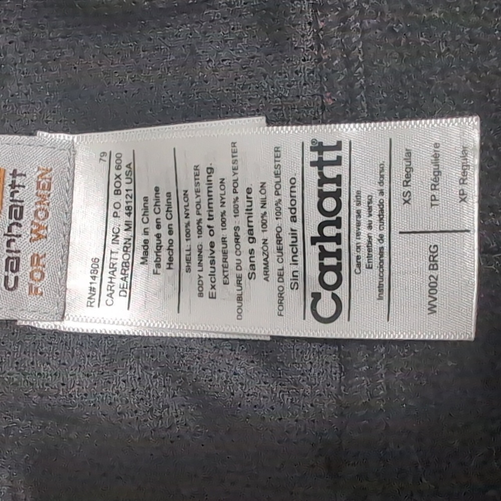 Carhartt for women vest jacket, size XS - Picture 14 of 16